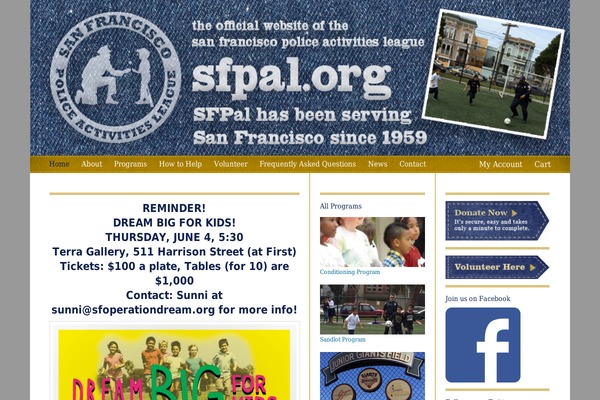 WordPress website example screenshot