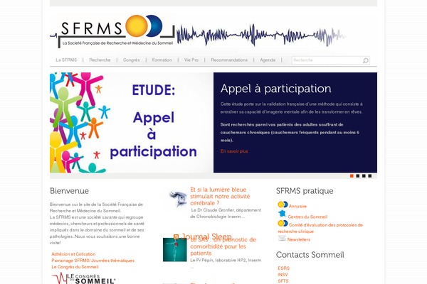 sfrms-sommeil.org site used Agivee