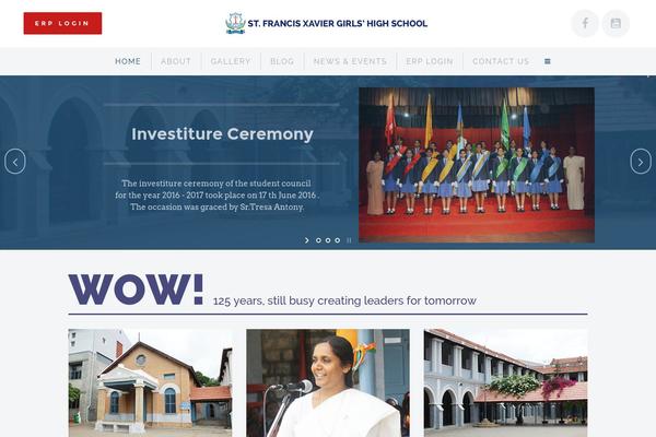 WordPress website example screenshot