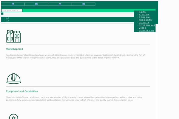 WordPress website example screenshot