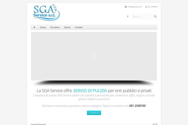 Aqua theme site design template sample