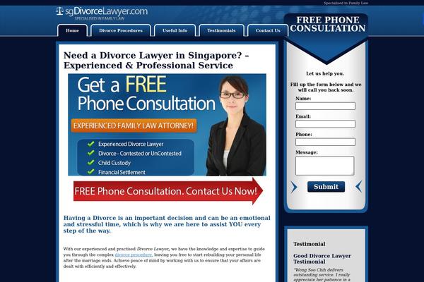 sgdivorcelawyer.com site used Localmarketing