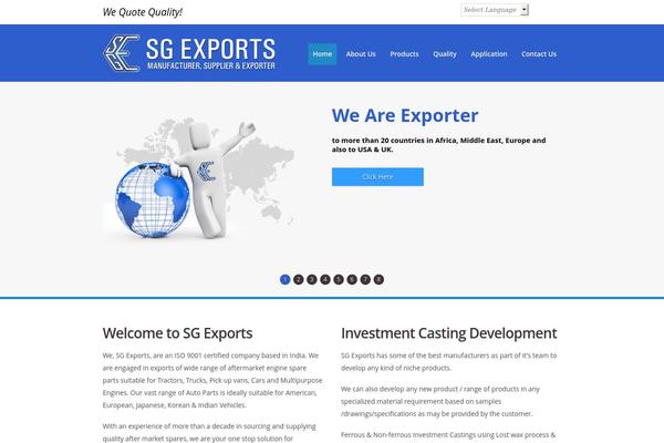 Site using Google Language Translator plugin