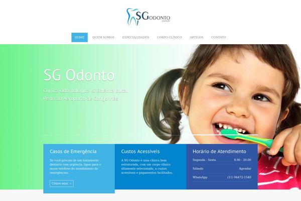 MediCenter theme site design template sample