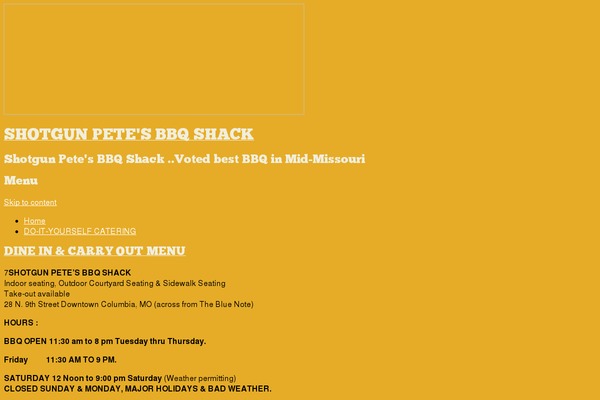 WordPress website example screenshot