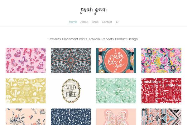 Divi theme site design template sample