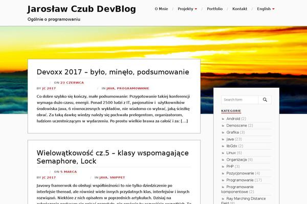 WordPress website example screenshot