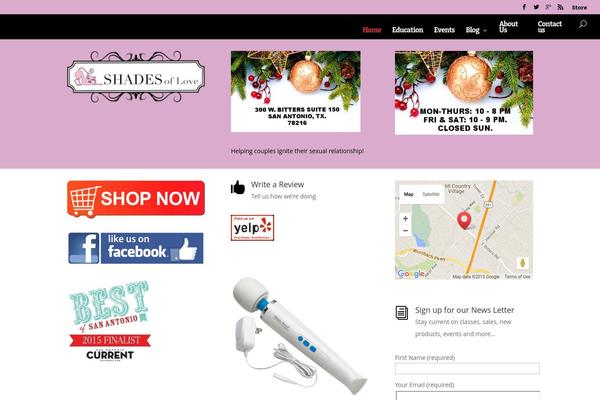 Divi theme site design template sample