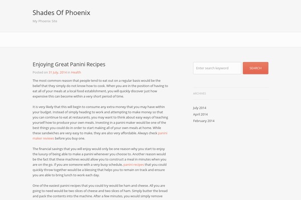 Twenty Fifteen theme site design template sample