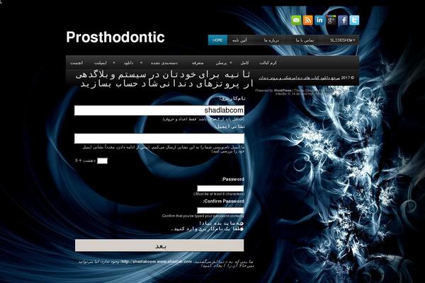 WordPress website example screenshot