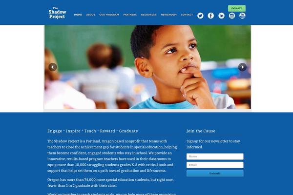 Helpinghands_child theme site design template sample