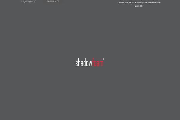 shadowfoam.com site used Shadowfoam