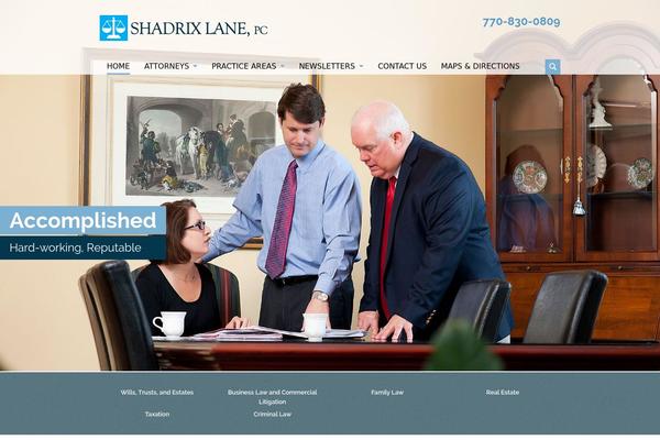shadrixlane.com site used Shadrixlaw-child