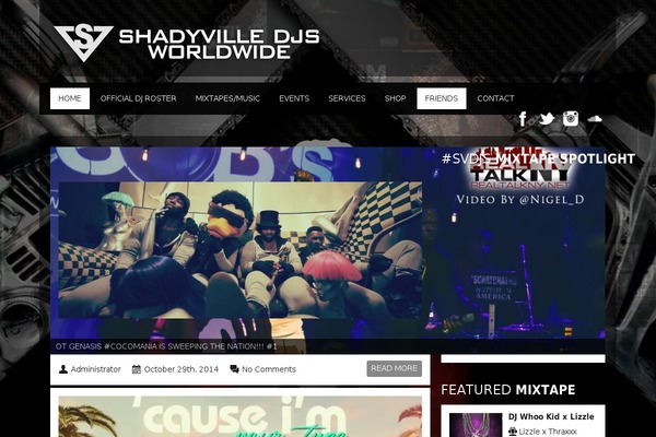 Soundwave theme site design template sample