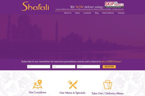 shafali.com site used Shafali