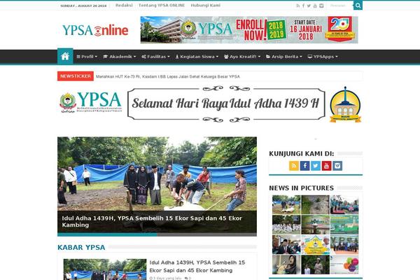 WordPress website example screenshot