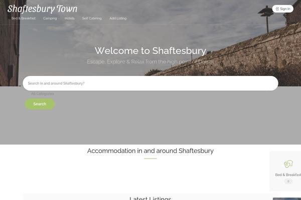 shaftesburytown.co.uk site used Listeo