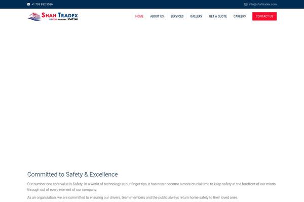 TransPress theme site design template sample