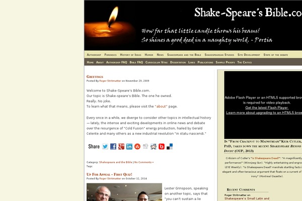 shake-speares-bible.com site used Lunatic Fringe