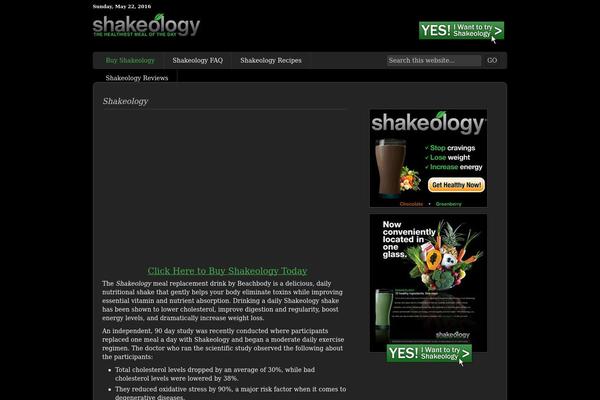 shakeology theme websites examples