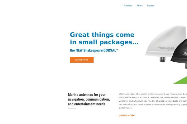 shakespeare-marine.com site used Shakespearemarine