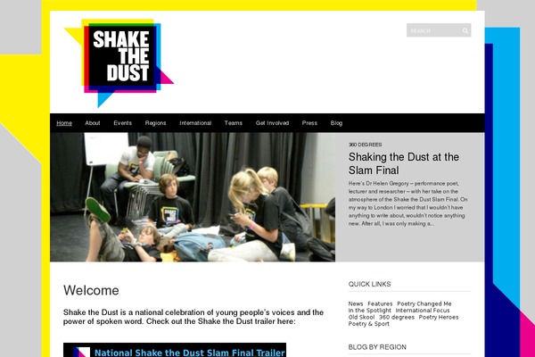 shakethedust.co.uk site used Shake