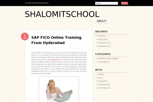 WordPress website example screenshot