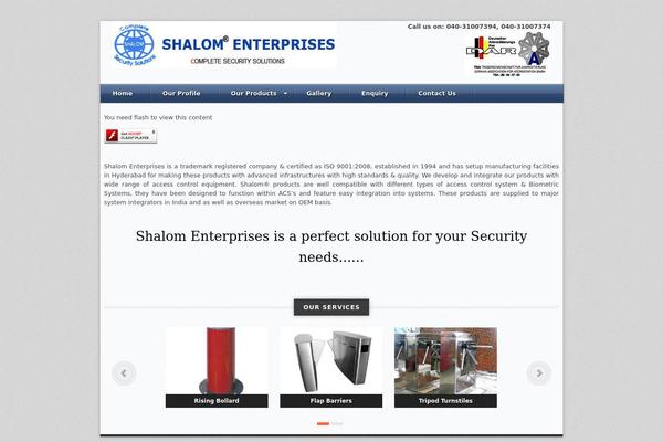 shalomsystems.in site used Shalomsys3