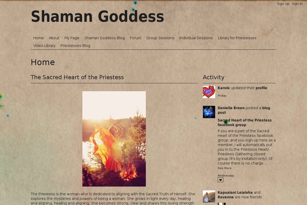 WordPress website example screenshot