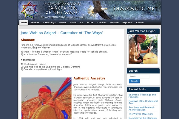 WordPress website example screenshot