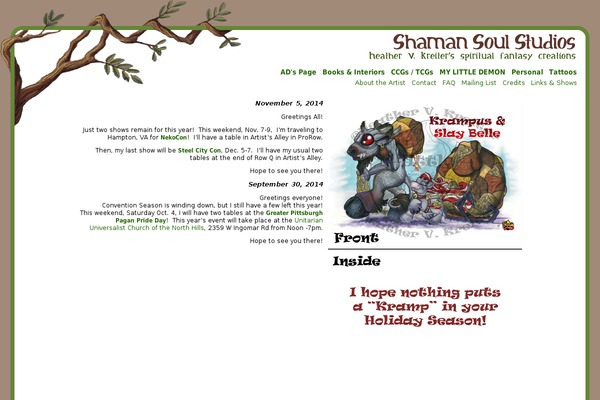 shamansoulstudios.com site used Shaman