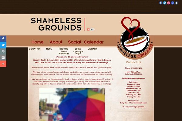 shamelessgrounds.com site used Sgtheme