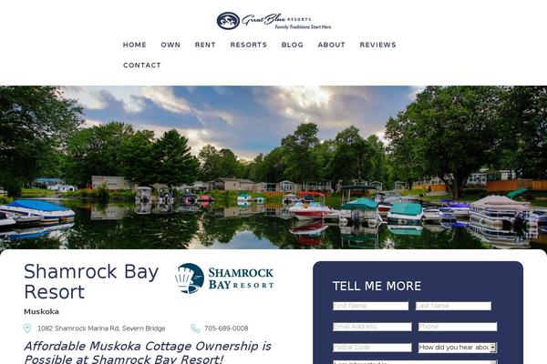 shamrockbayresort.com site used Gbgsales