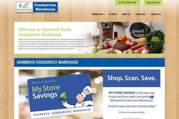 Shamrock theme site design template sample