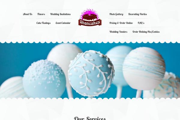 Sweet-cake theme site design template sample