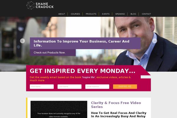 shanecradock.com site used Cradock