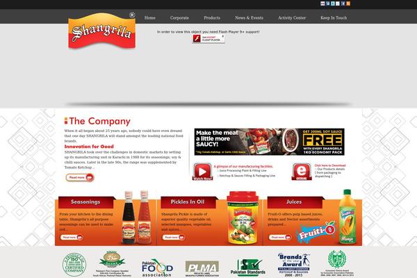 shangrila.com.pk site used Shangreela