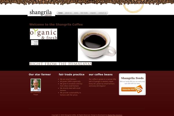 shangrilacoffee.com site used Shangrila