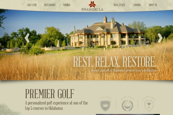 shangrila theme websites examples