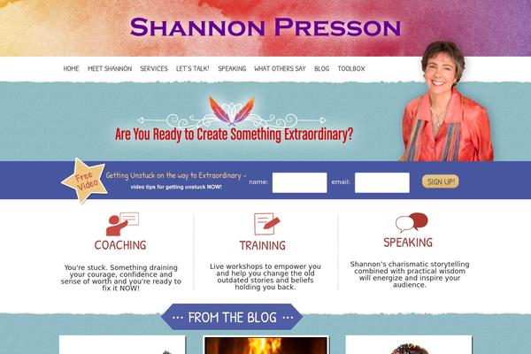 shannonpresson.com site used Untangle