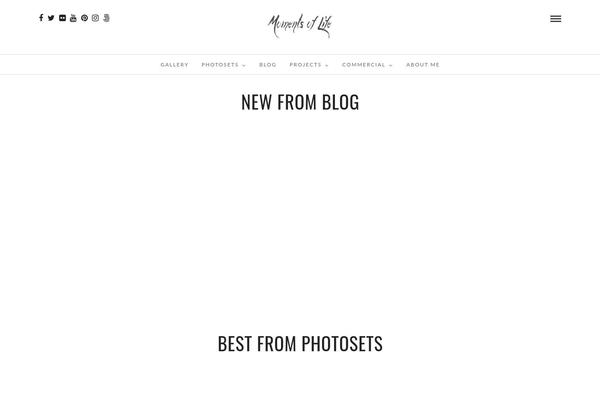 PhotoMe theme site design template sample