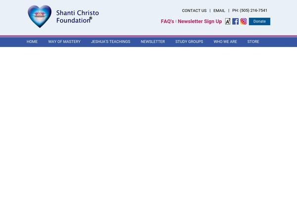 shantichristo.com site used Shantichristofoundation