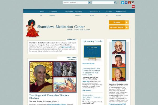 shantidevameditation.org site used Shanti