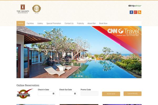 Site using Crafty Social Buttons plugin