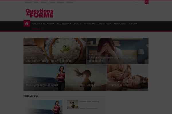 Sahifanew theme site design template sample