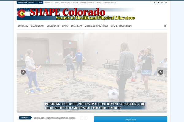 WordPress website example screenshot