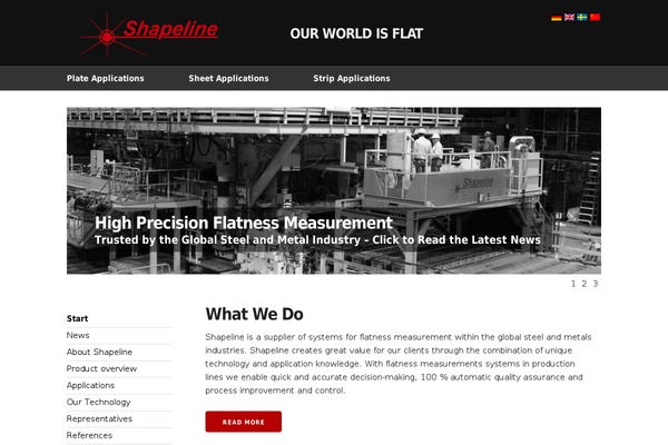shapeline.com site used Shapeline