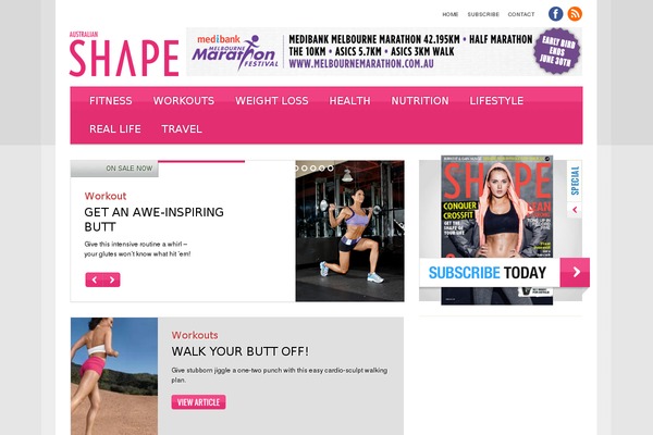 shapemagazine.com.au site used Shape