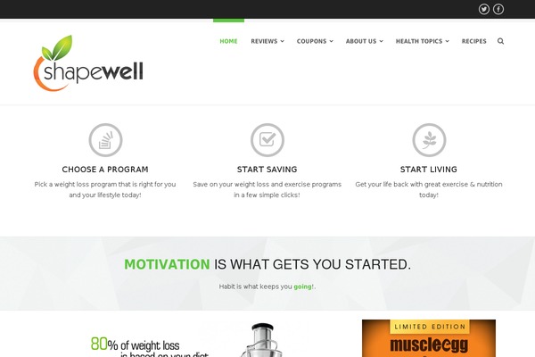 shapewell.com site used Sites