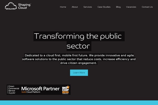 shapingcloud.com site used Shaping-latest-theme